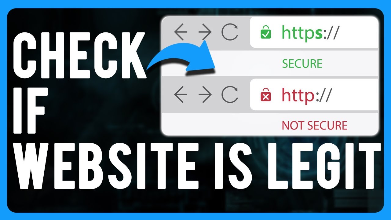 how to chec if a website is legit or fake in 5 steps