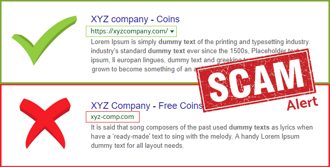 how to detect scam website fake domain check