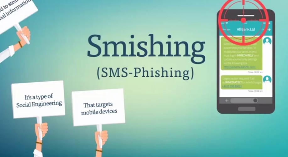 what is phising smishing targets mobile devices