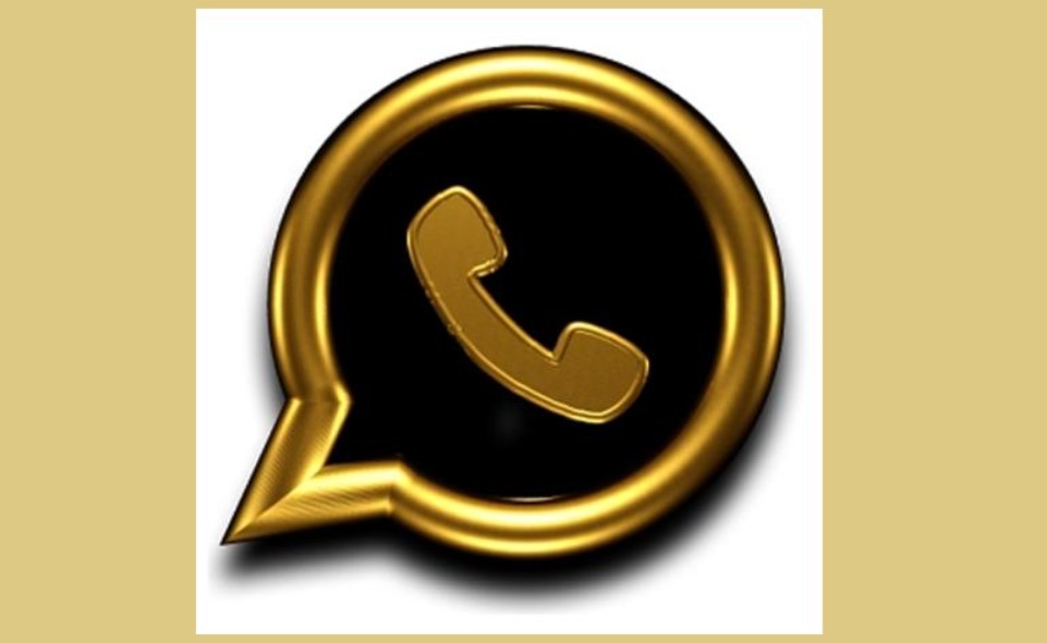 a whatsapp gold logo used by scammers